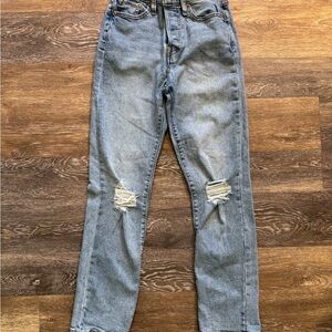 Levi's Wedgie Straight Stretch Jeans size 25